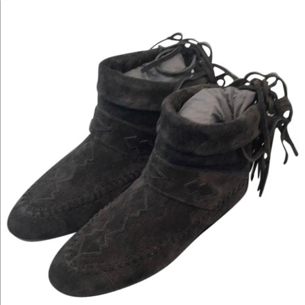 Saint Laurent Nino Fringe booties 36 US6 NWB $1250